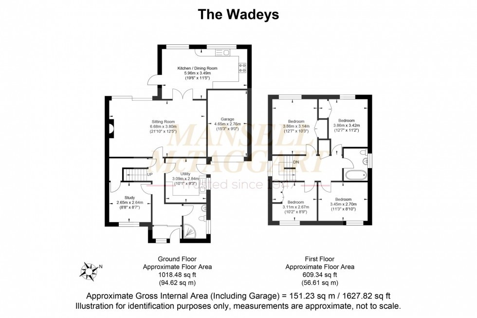 Floorplan for The Wadeys, Billingshurst, RH14