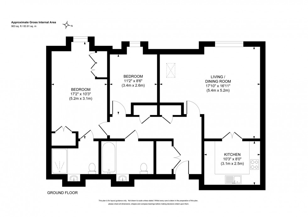 Floorplan for Kleinwort Close, Hurst Place, RH16