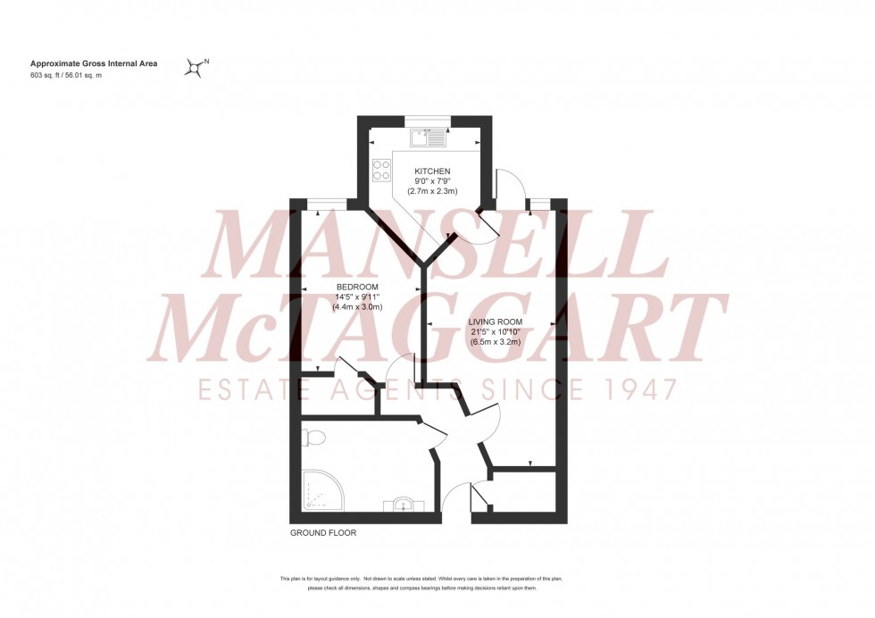 Floorplan for The Brow, Corbett Court The Brow, RH15