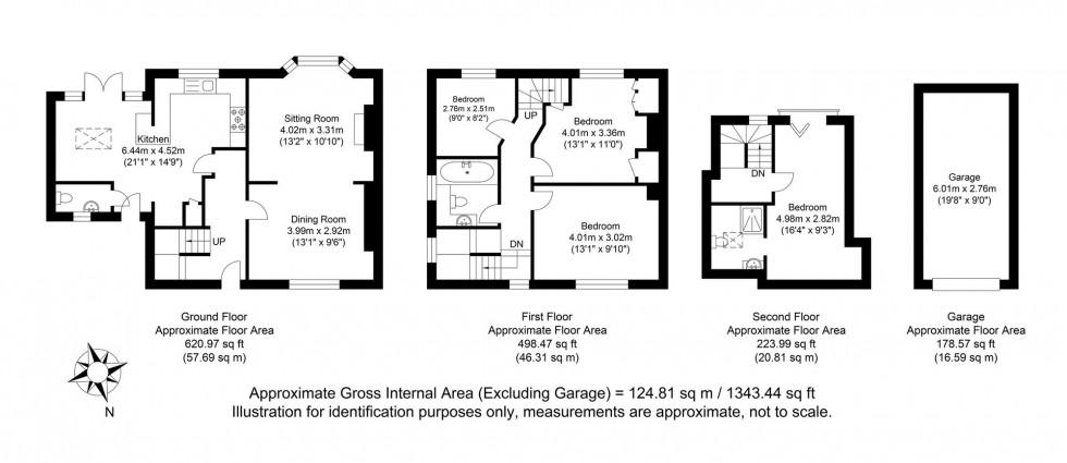 Floorplan for St. Michaels Terrace, Lewes, BN7