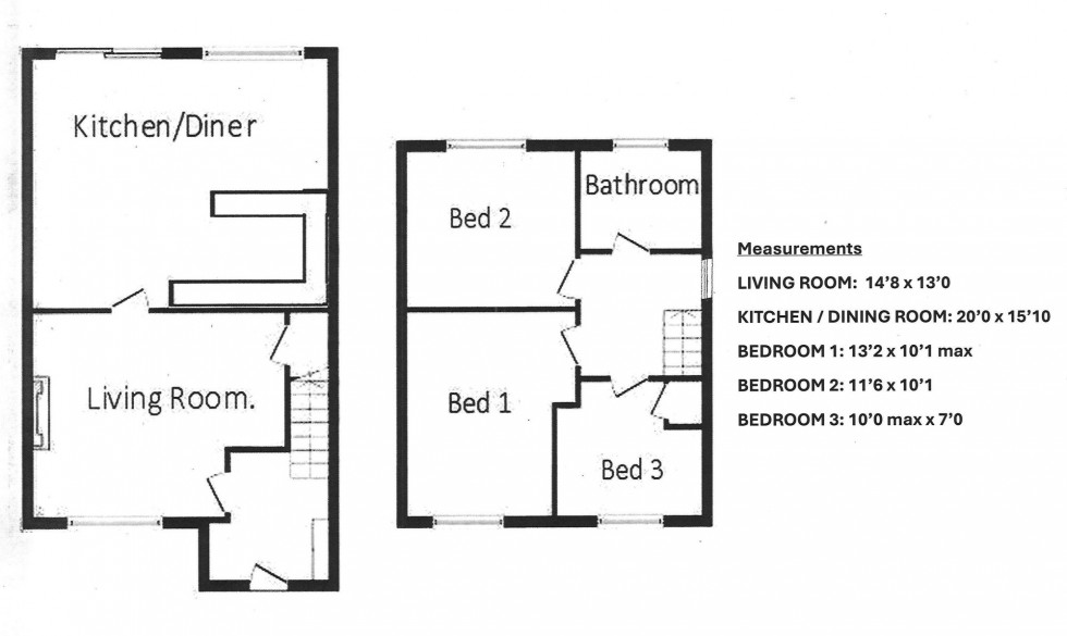 Floorplan for Fieldway, Lindfield, RH16