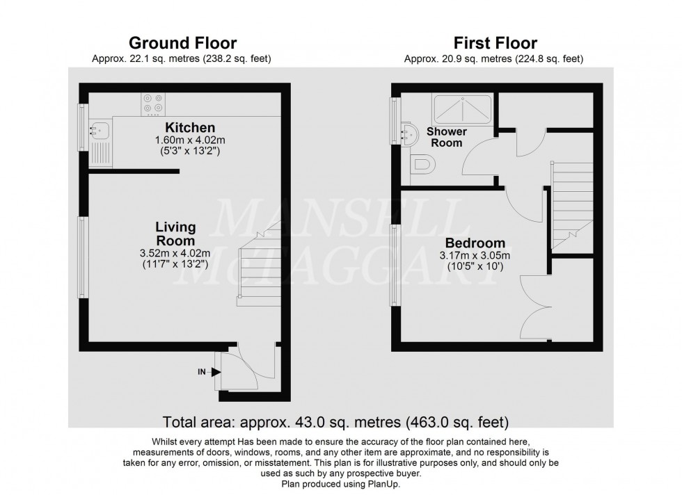 Floorplan for Jersey Road, Crawley, RH11