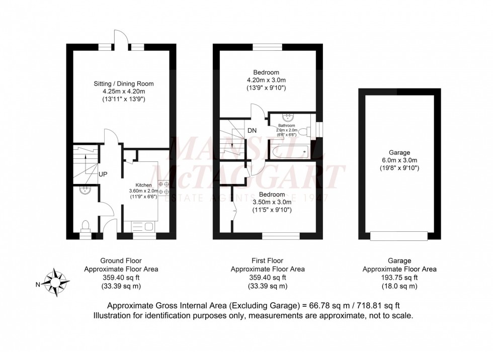 Floorplan for Tern Avenue, Horsham, RH12