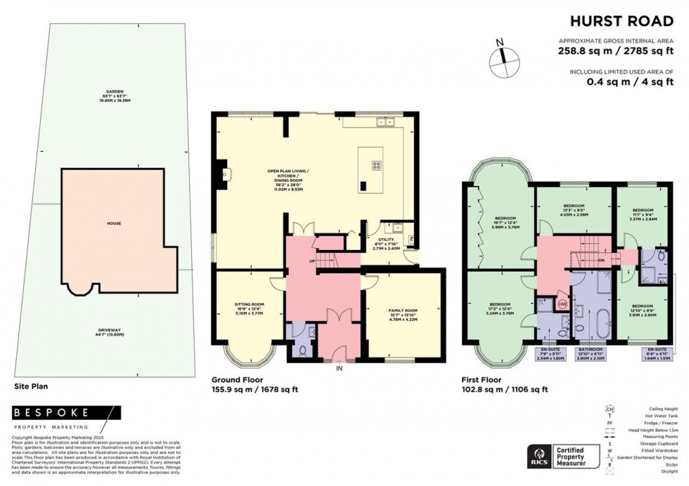 Floorplan for Hurst Road, Hassocks, BN6