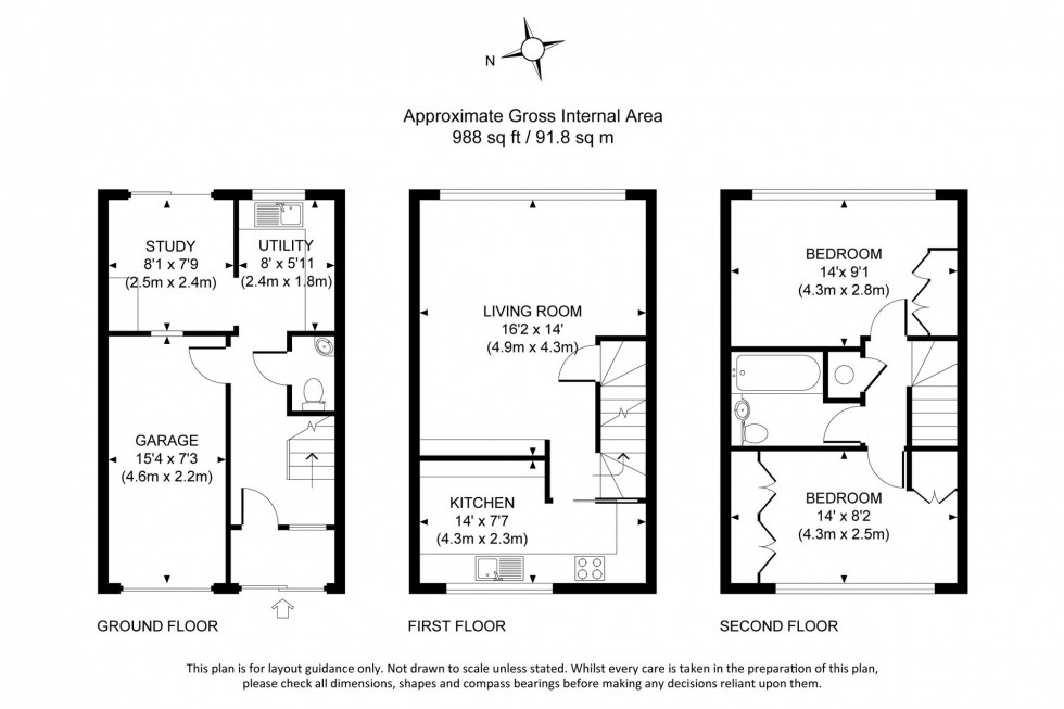 Floorplan for Newton Court, Haywards Heath, RH16