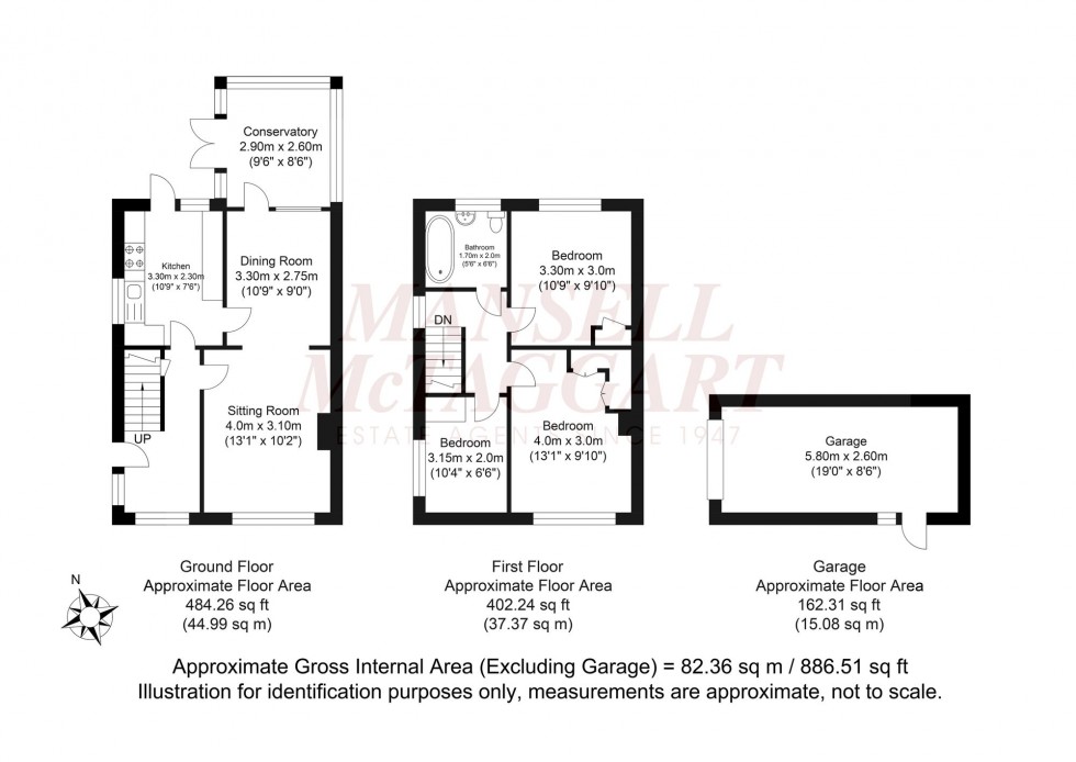 Floorplan for Beech Road, Horsham, RH12