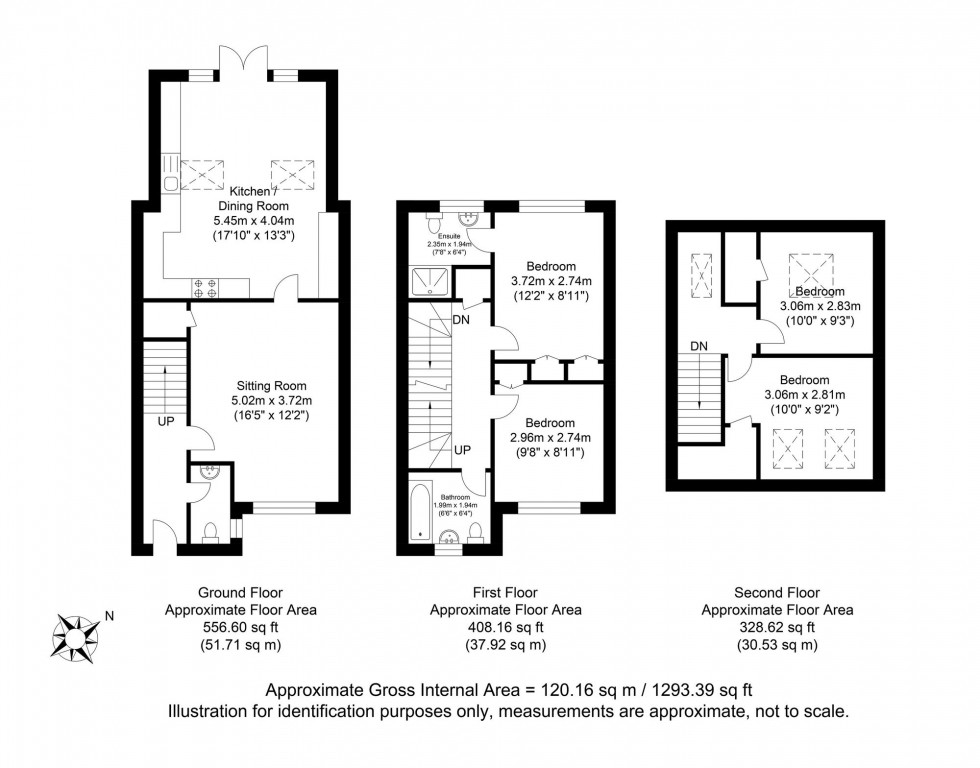 Floorplan for Court Road, Lewes, BN7