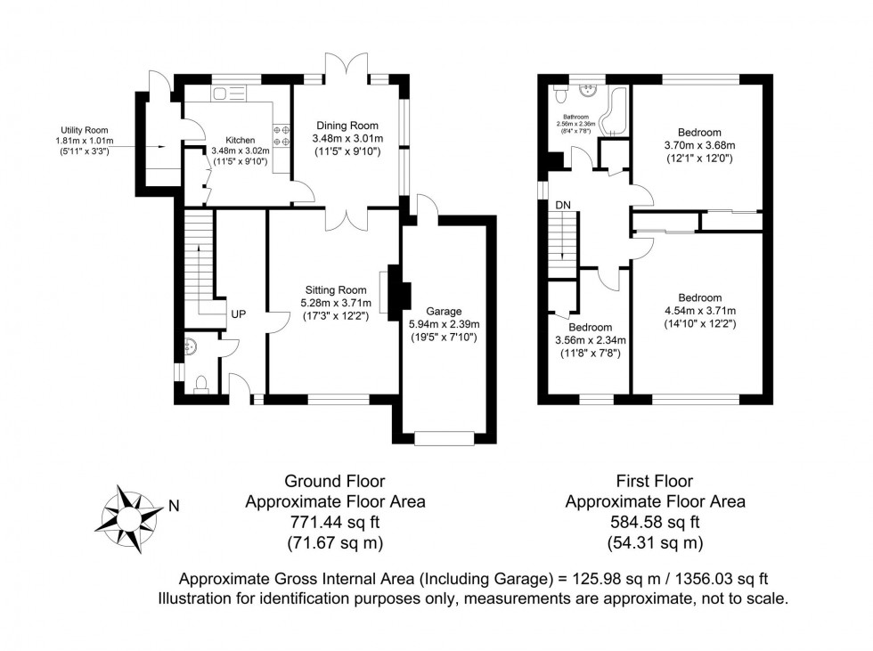 Floorplan for Grantham Bank, Barcombe, BN8