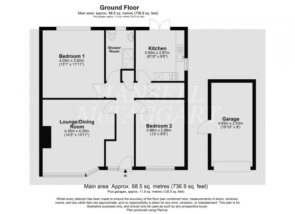 Floorplan for Halsford Park Road, East Grinstead, RH19