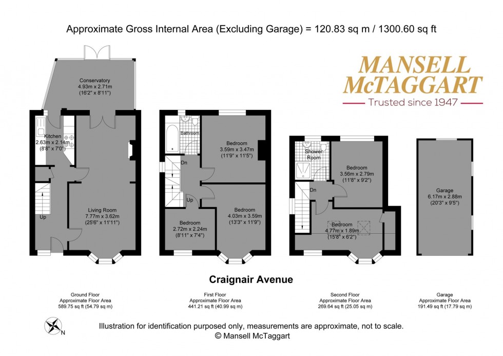 Floorplan for Craignair Avenue, Brighton, BN1