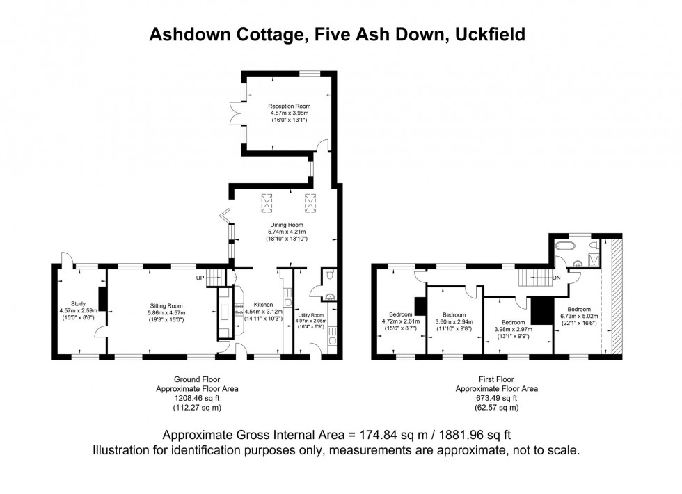 Floorplan for Five Ash Down, Uckfield, TN22