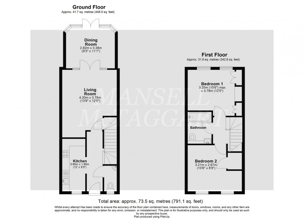 Floorplan for Smeeds Close, East Grinstead, RH19