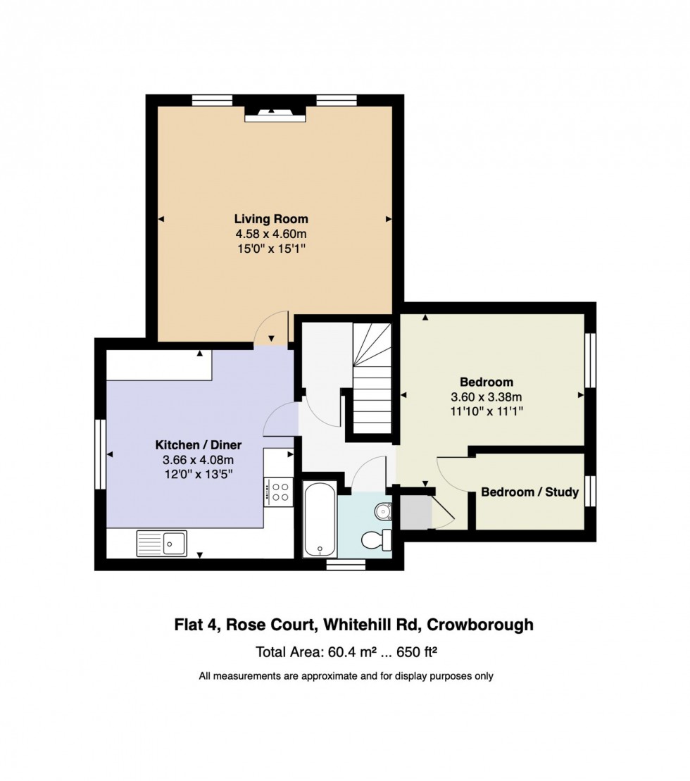 Floorplan for Whitehill Road, Crowborough, TN6
