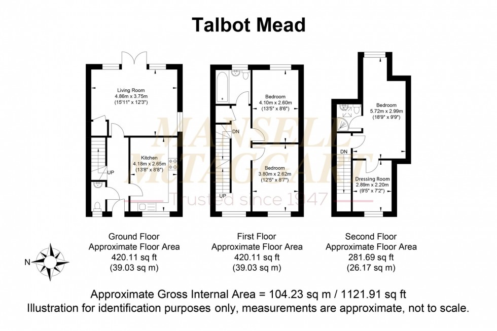 Floorplan for Talbot Mead, Hurstpierpoint, BN6