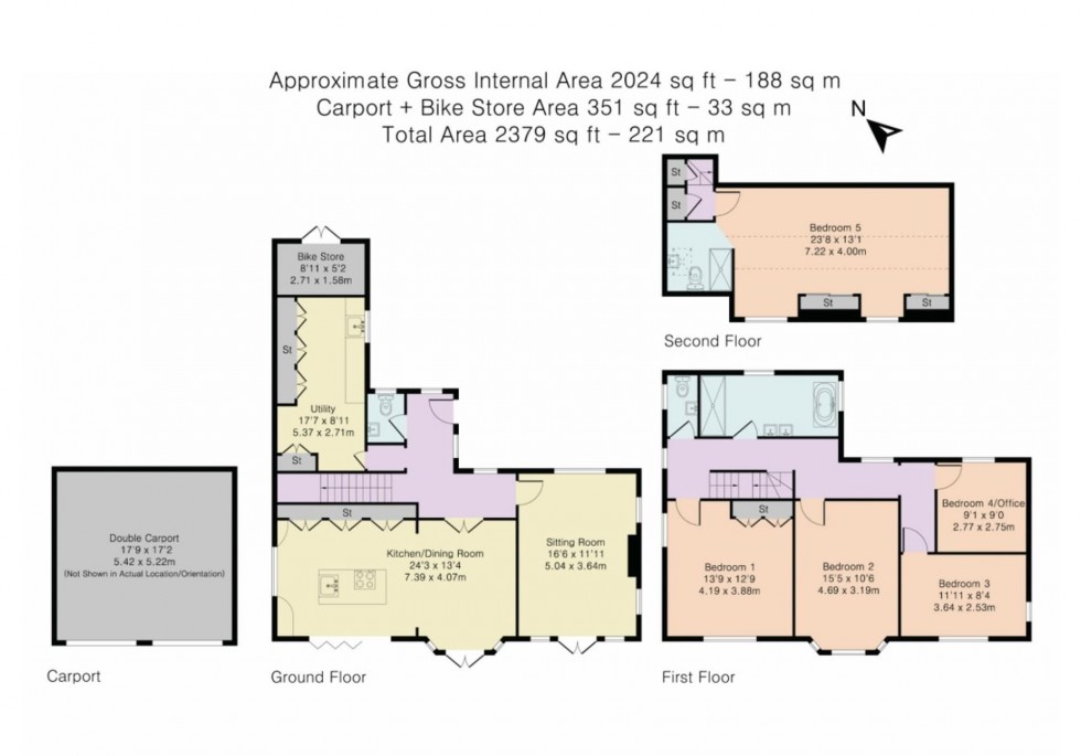 Floorplan for Tylers Green, Cuckfield, RH17