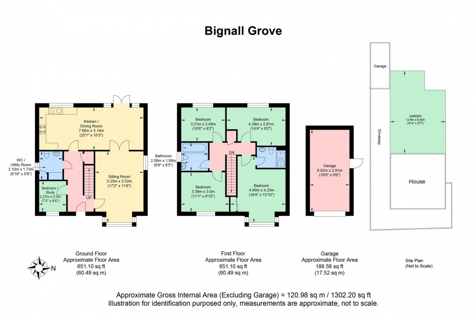 Floorplan for Bignall Grove, Hurstpierpoint, BN6