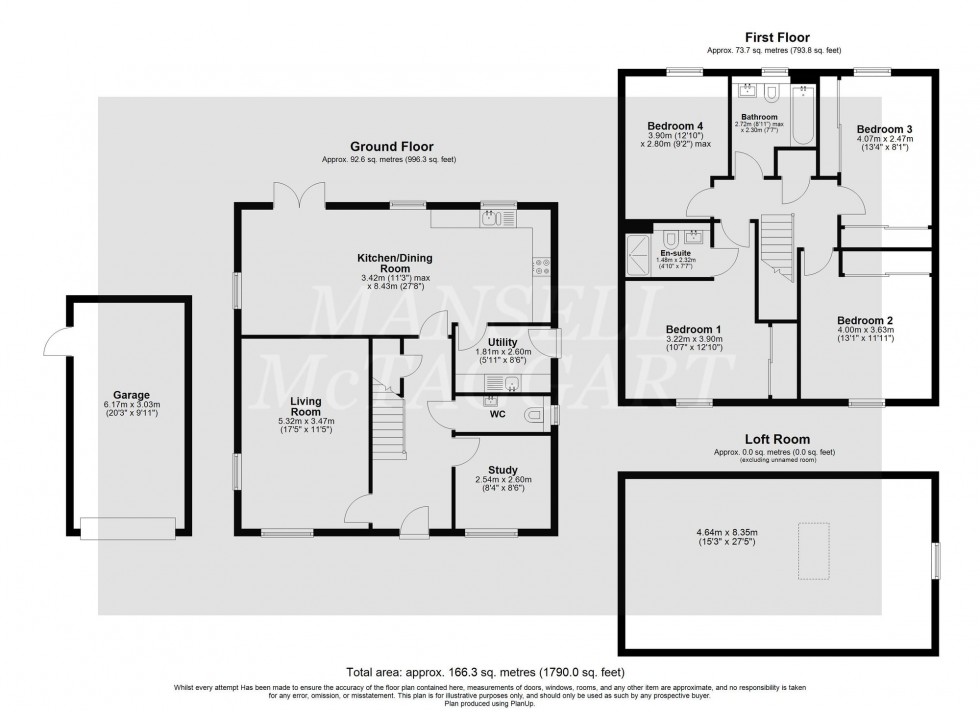 Floorplan for Landau Close, Pease Pottage, RH11