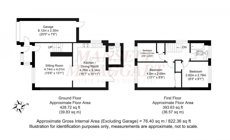Floorplan for Heath Way, Horsham, RH12