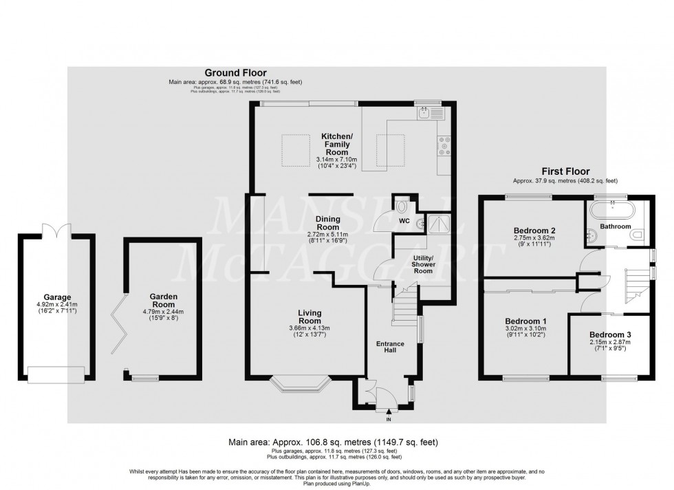 Floorplan for The Hollow, Crawley, RH11