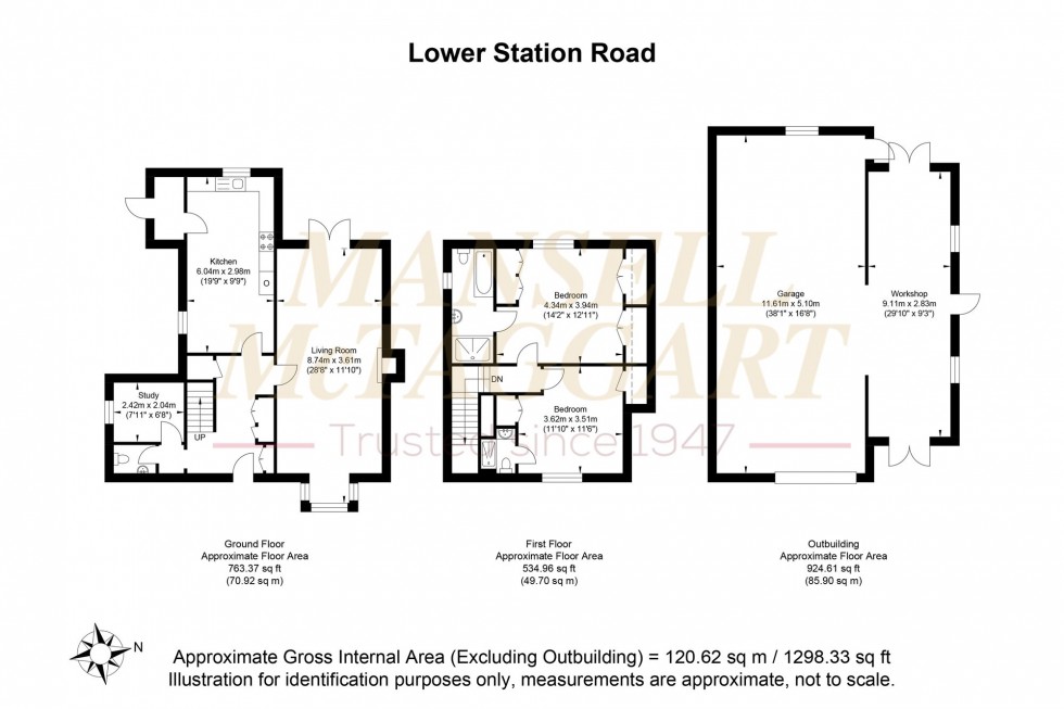 Floorplan for 14 Lower Station Road, Billingshurst, RH14