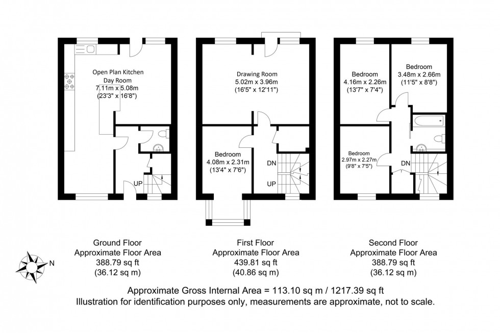 Floorplan for St. John Street, Lewes, BN7