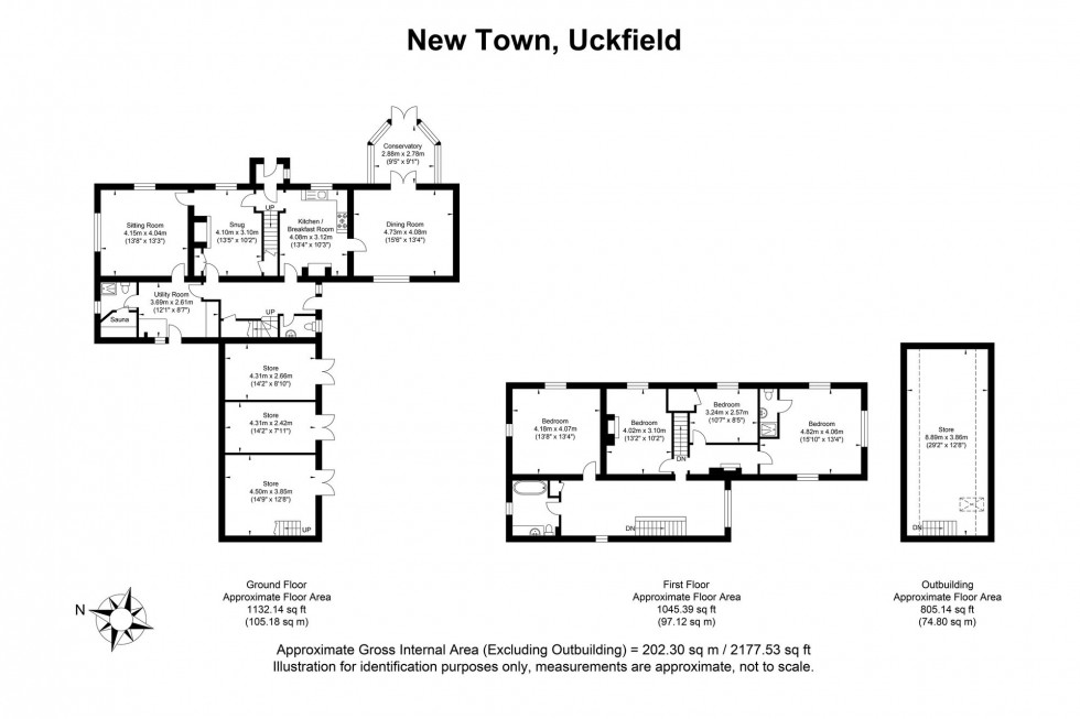 Floorplan for New Town, Uckfield, TN22