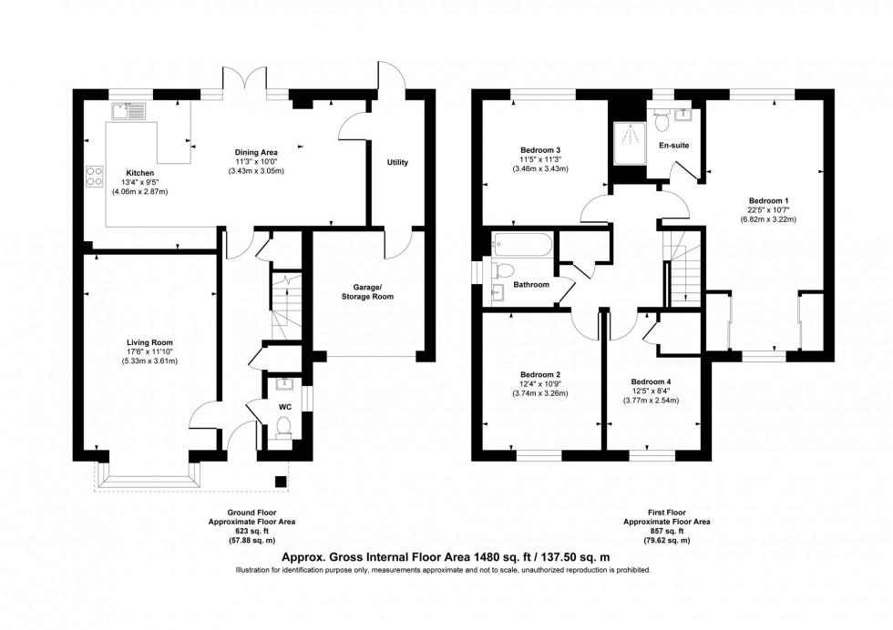 Floorplan for Gatesmead, Haywards Heath, RH16