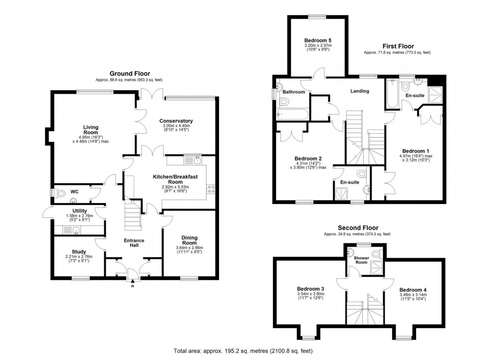 Floorplan for Walhatch Close, Forest Row, RH18