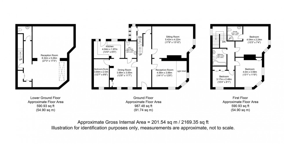 Floorplan for Sun Street, Lewes, BN7