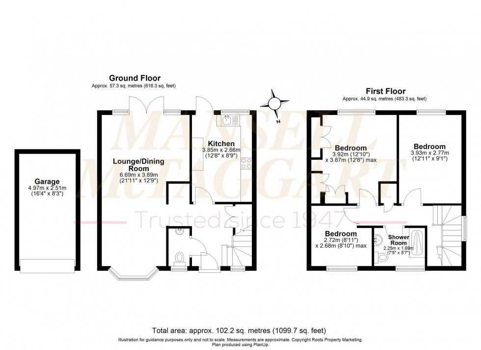 Floorplan for Growers End, Newick, BN8