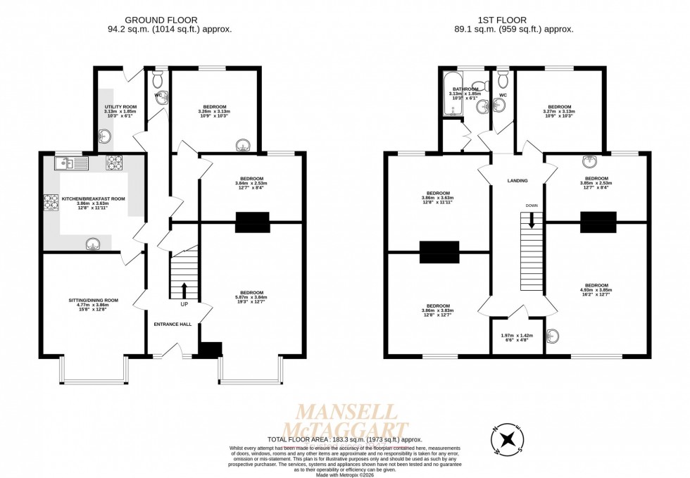 Floorplan for Lumley Road, Horley, RH6