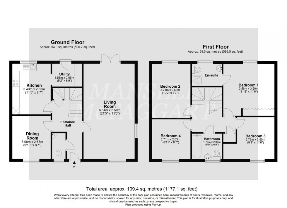 Floorplan for Riverside Walk, Crawley, RH10