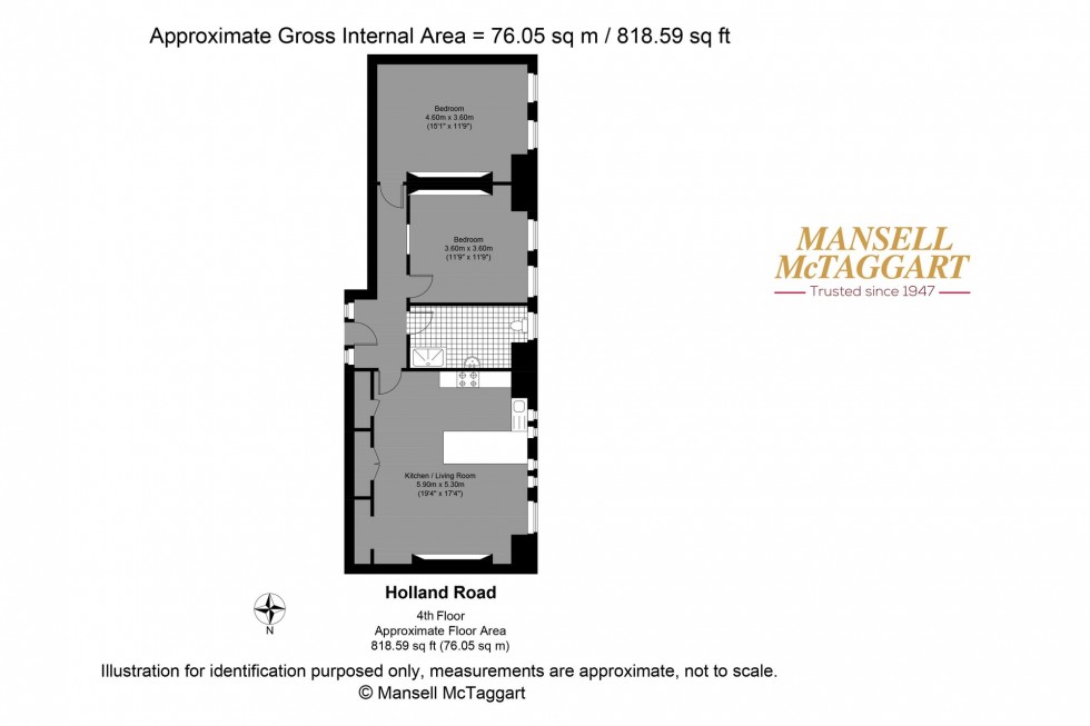 Floorplan for Holland Road, Hove, BN3