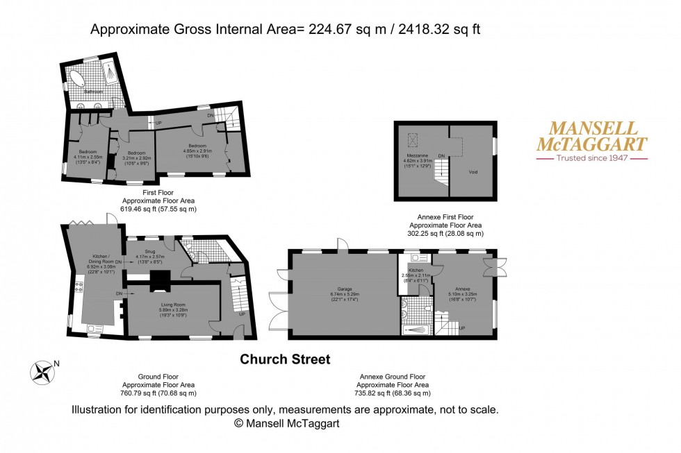 Floorplan for Church Street, Steyning, BN44