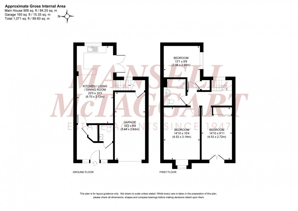 Floorplan for Goldfinch Road, Burgess Hill, RH15