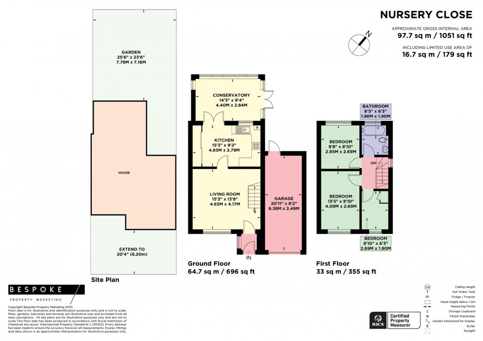 Floorplan for Nursery Close, Hurstpierpoint, BN6