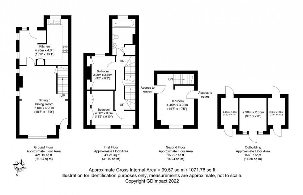Floorplan for Harmers Hill, Newick, BN8