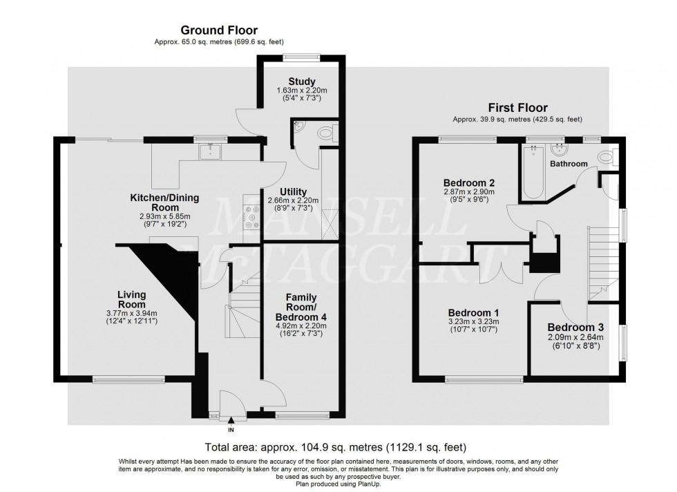 Floorplan for The Meadow, Copthorne, RH10