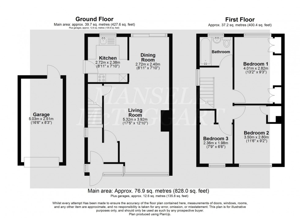 Floorplan for Forest Close, Crawley Down, RH10
