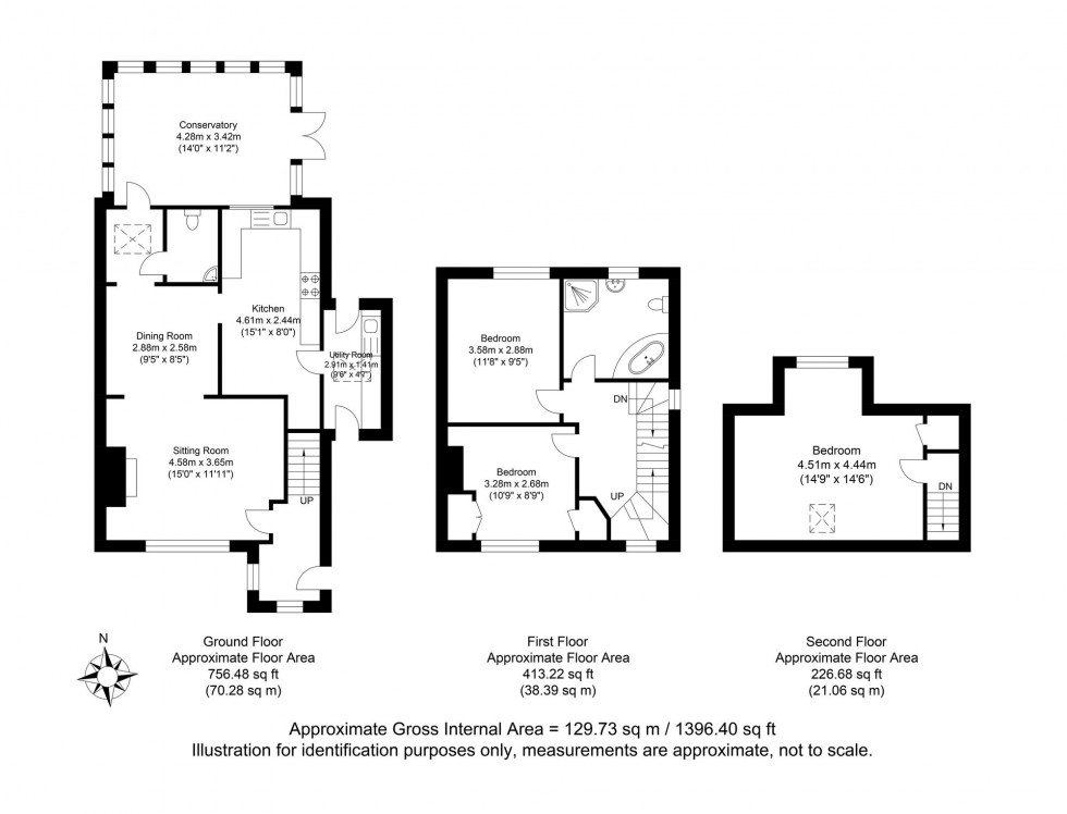 Floorplan for Dale Road, Lewes, BN7