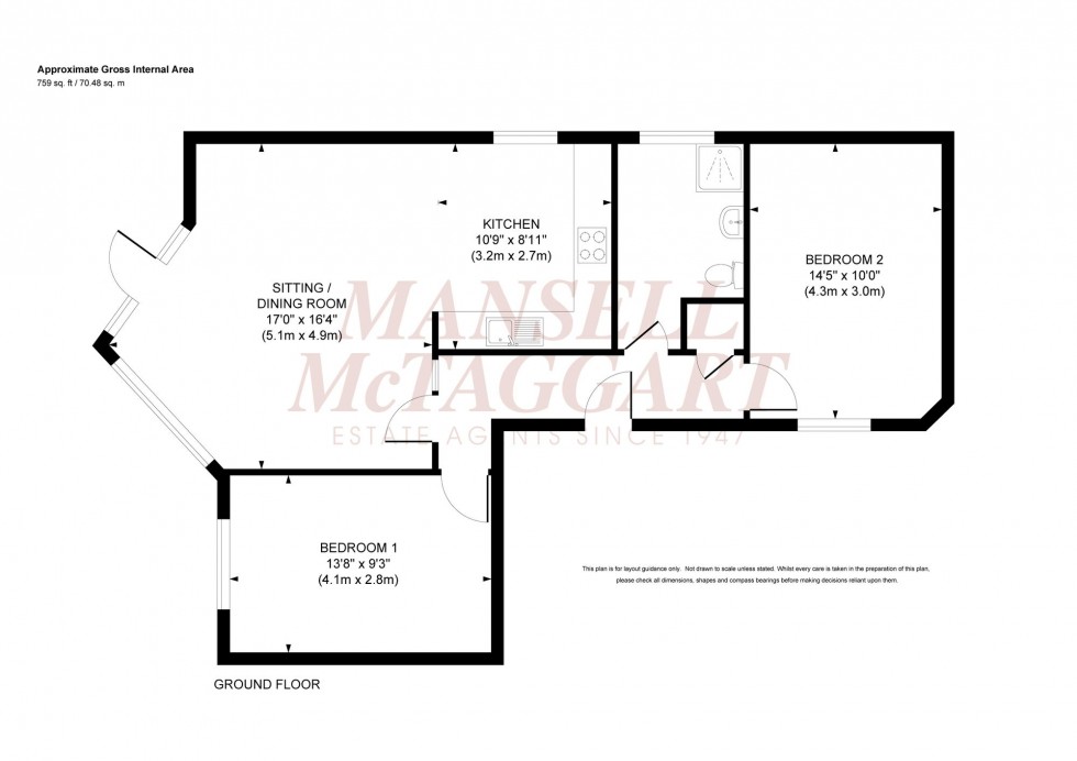 Floorplan for Church Road, Burgess Hill, RH15