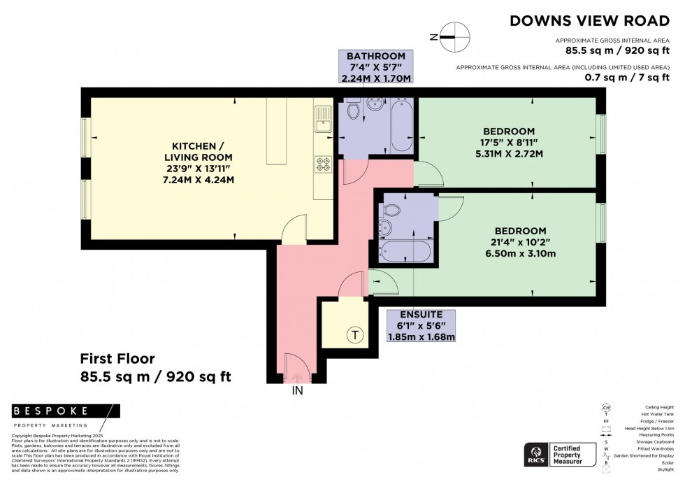 Floorplan for Downs View Road, Hassocks, BN6