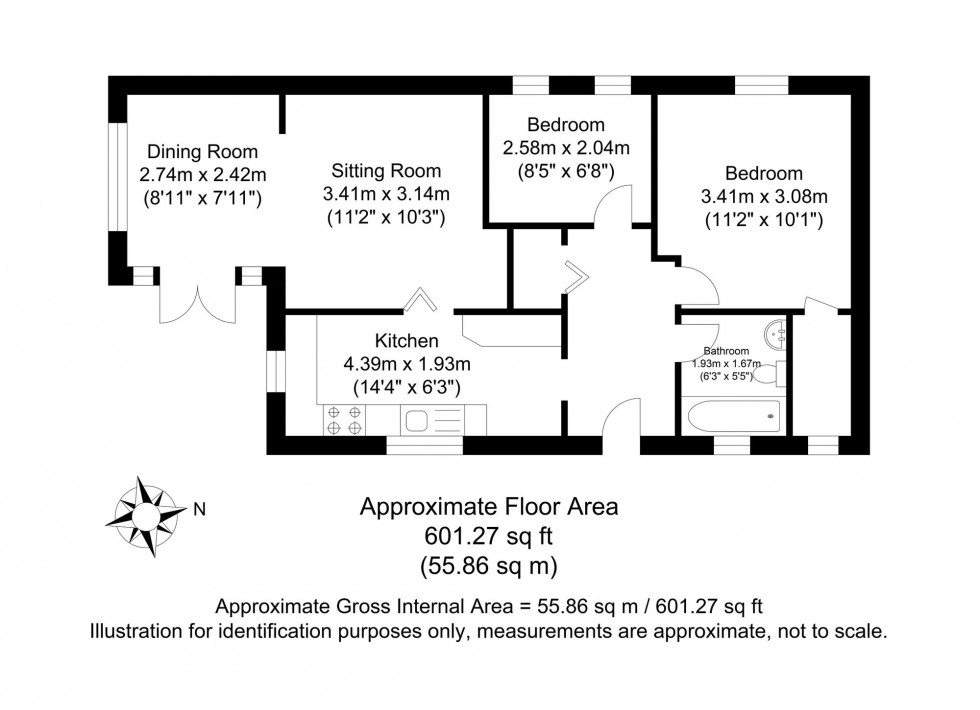Floorplan for Mongers Lane, Barcombe, BN8