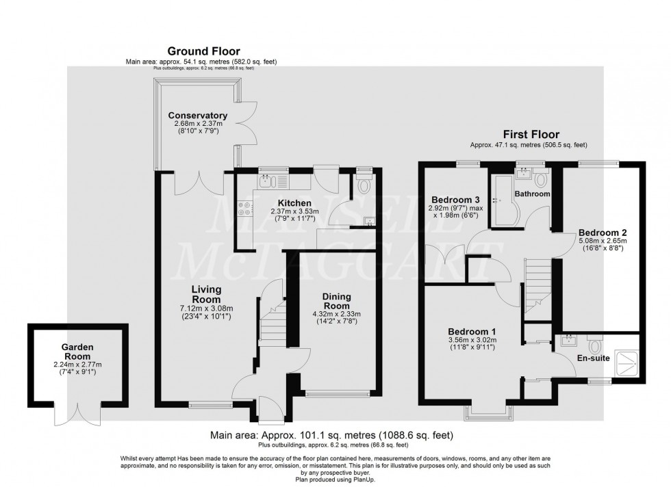 Floorplan for Beckford Way, Maidenbower, RH10