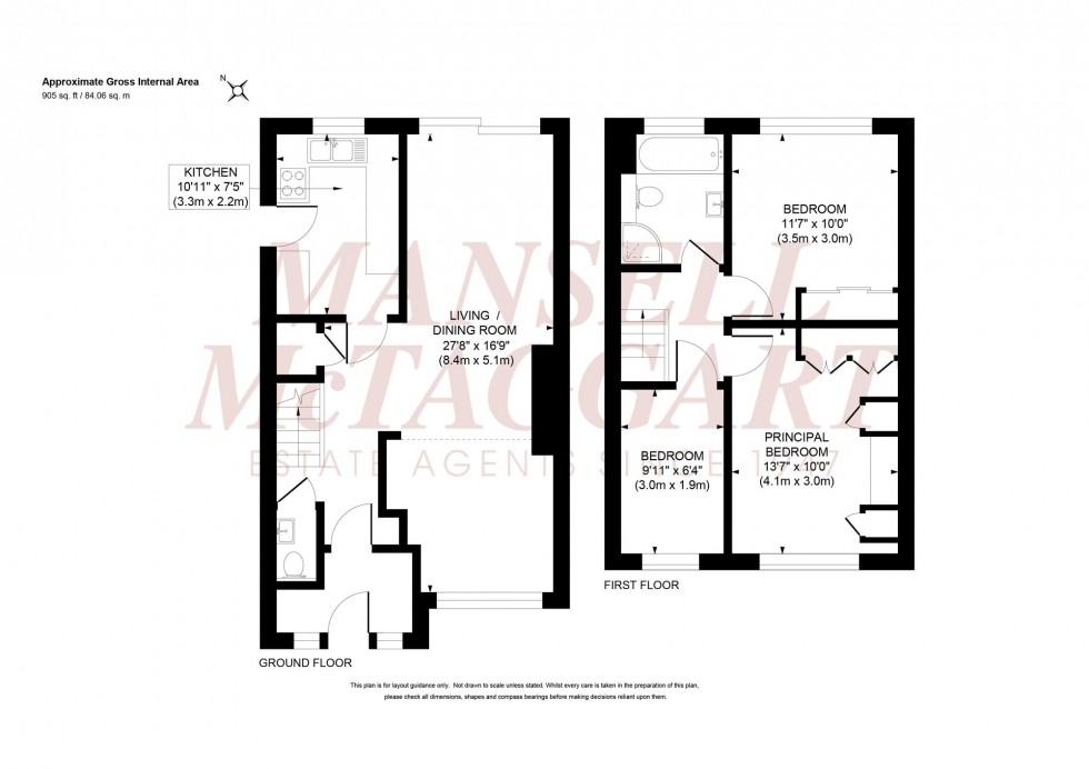 Floorplan for Victoria Avenue, Burgess Hill, RH15