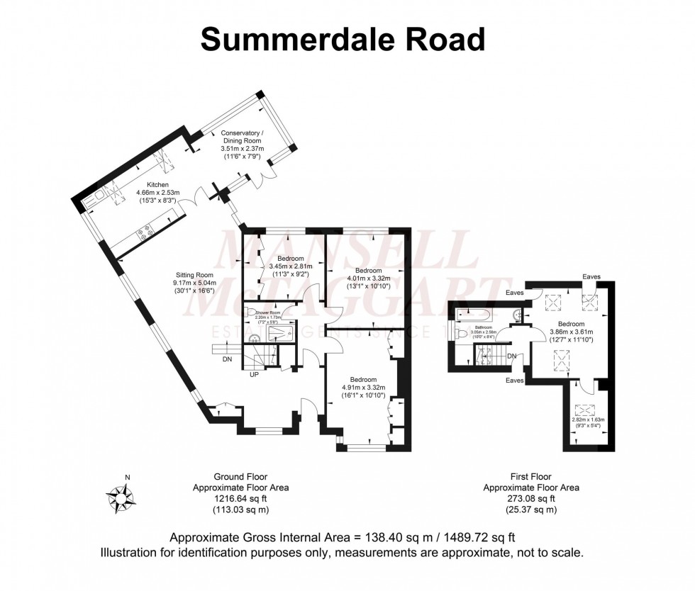 Floorplan for Summerdale Road, Hove, BN3