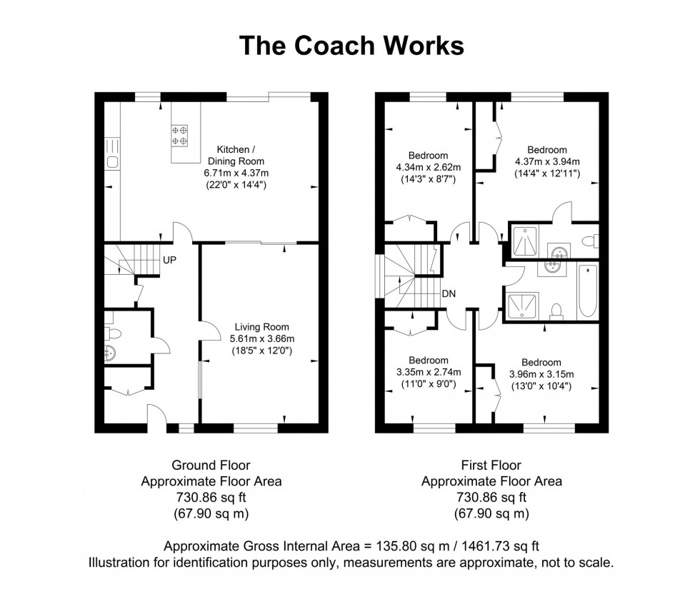 Floorplan for Lewes Road, Blackboys, TN22