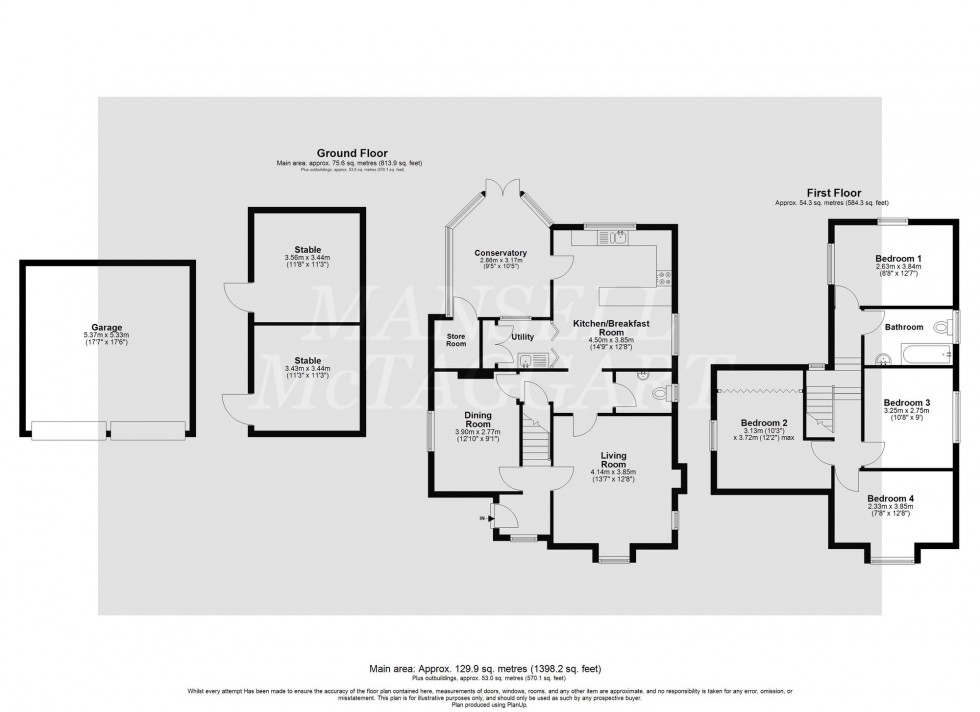 Floorplan for Meath Green Lane, Horley, RH6