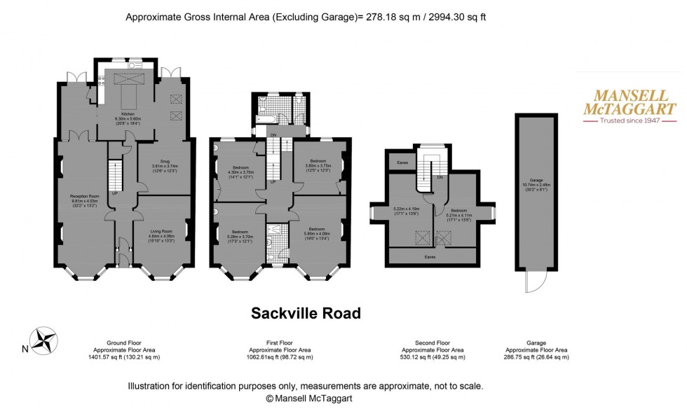Floorplan for Sackville Road, Hove, BN3