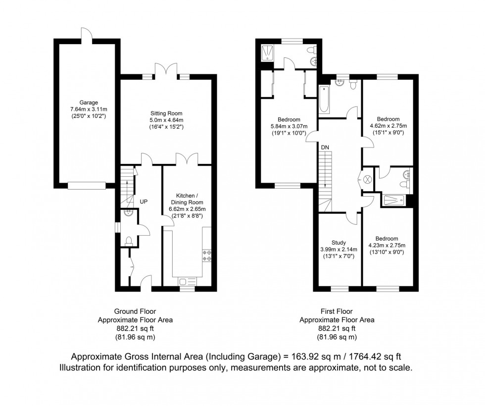 Floorplan for Northill Close, Ringmer, BN8